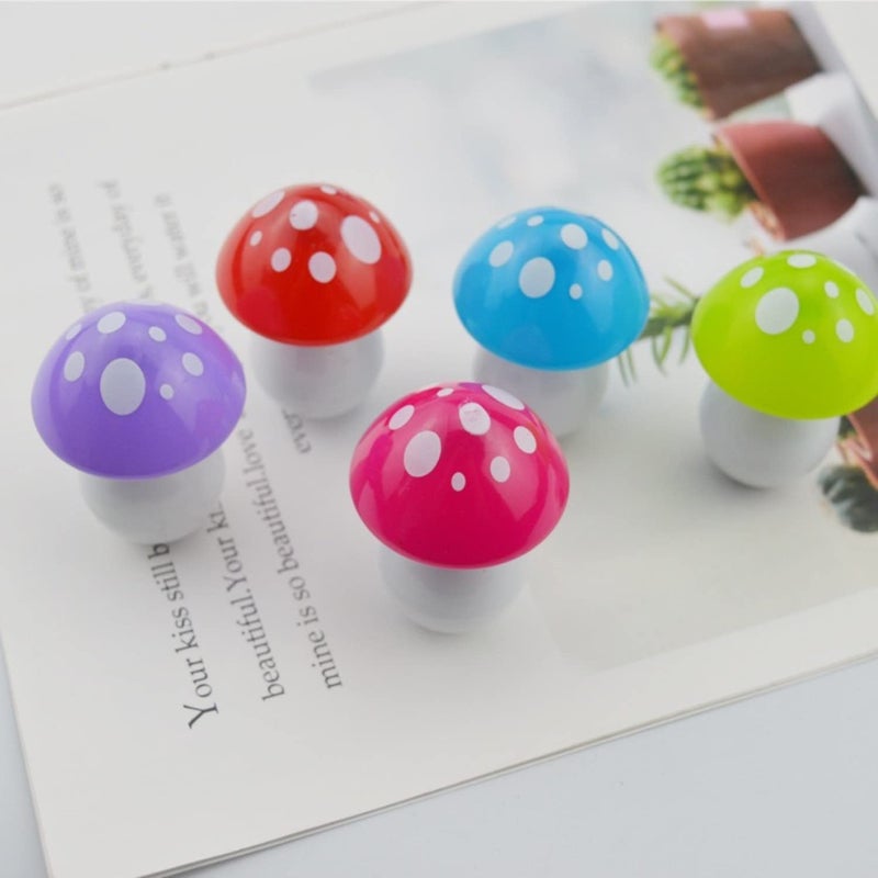 SWTOOL 30pcs Mushroom Ballpoint Pen Cute Cartoon Retractable Ball Pen (Random Color) - Image 4